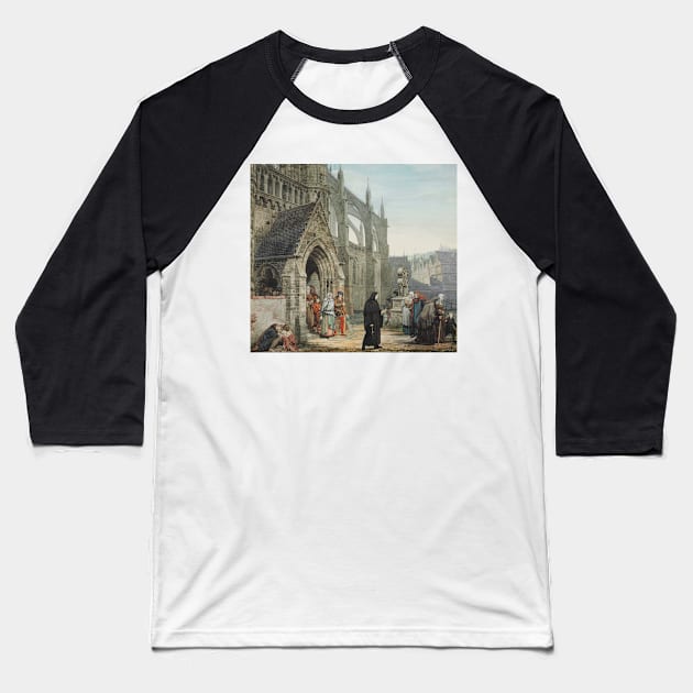 Faust and Marguerite, Opus VII by Lawrence Alma-Tadema Baseball T-Shirt by Classic Art Stall